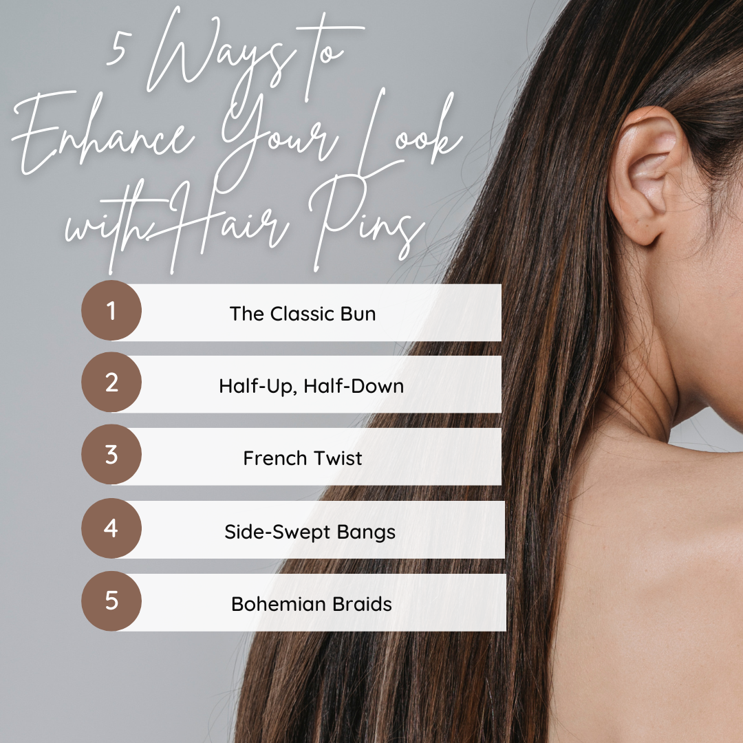 5 Ways to enhance your look with hair pins