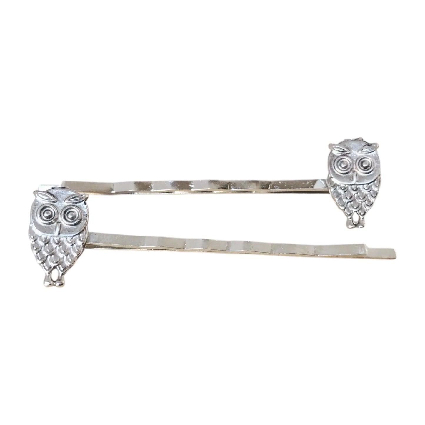 Small Silver Owl Bobby Pins: Stylish & Whimsical Accessories for Your Hair