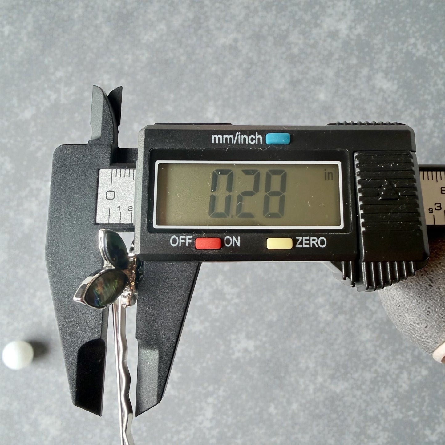 Abalone & Silver Dragonfly Hair Pin Set – Natural Shell Bobby Pins for Women