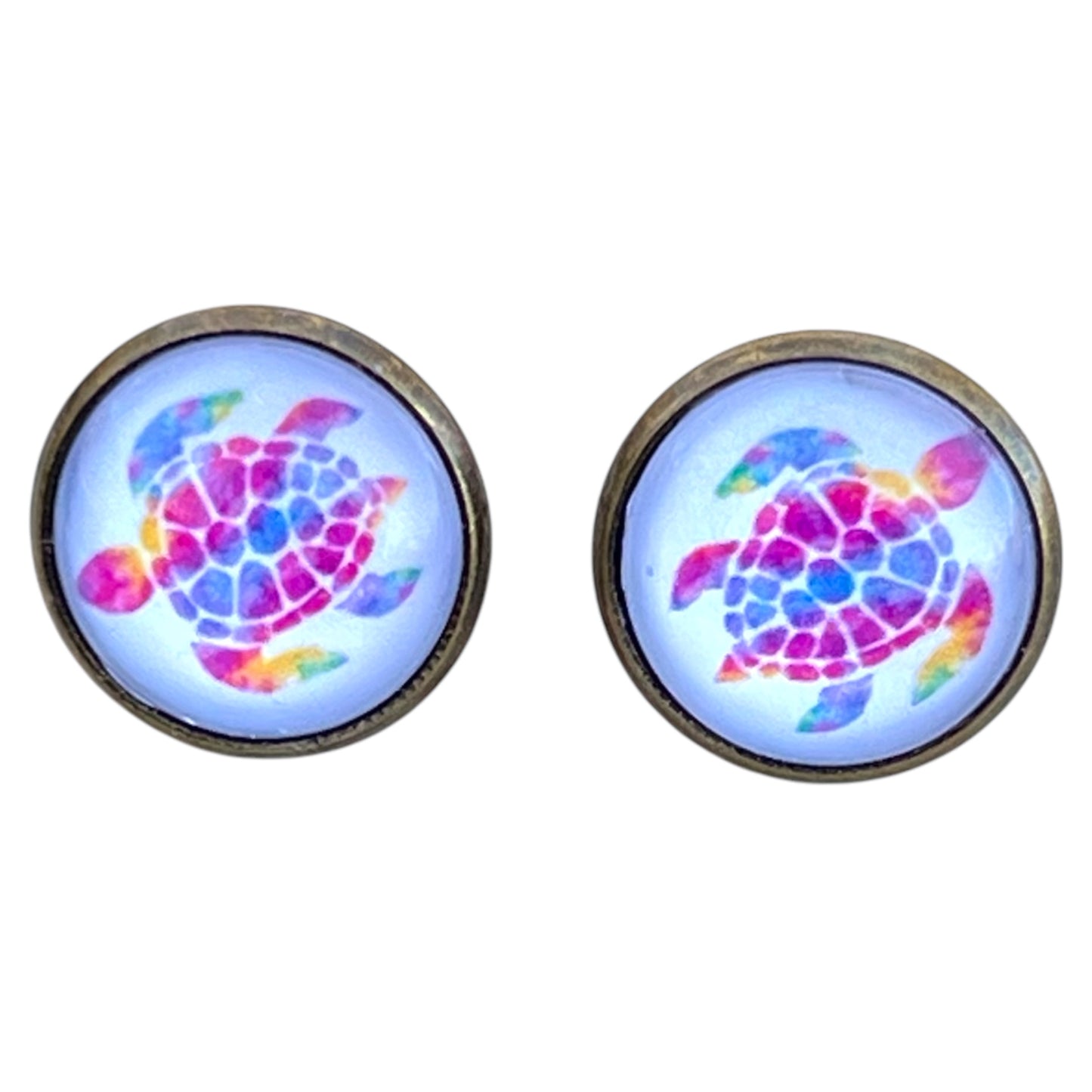 Sea Turtle Stud Earrings – Handmade Ocean-Inspired Jewelry