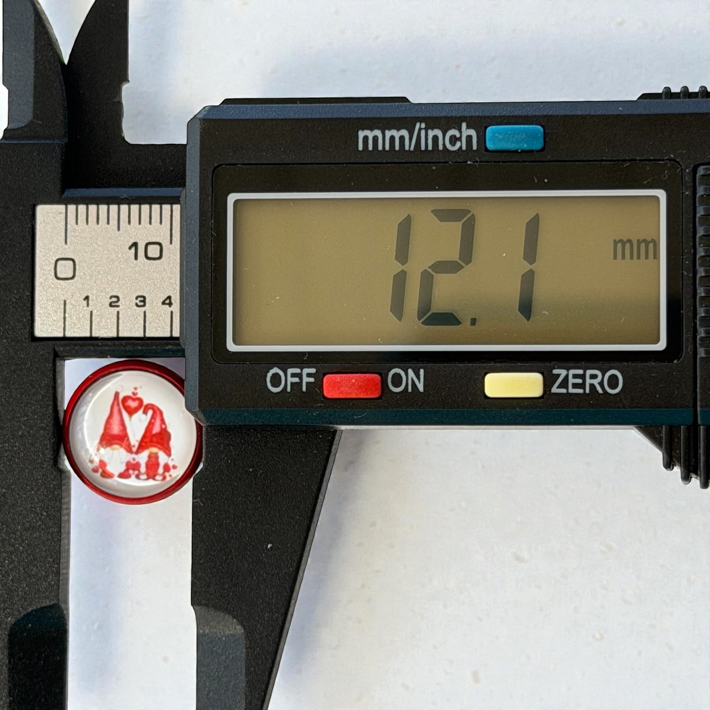 Valentine Gnome Stud Earrings – Whimsical Red Holiday Jewelry