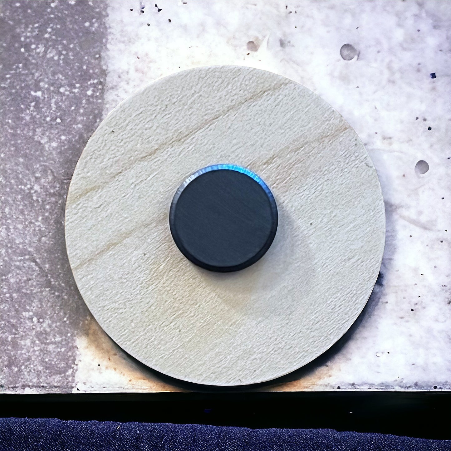 Sun & Wave Magnet – Minimalist Coastal Vibe Wood Art