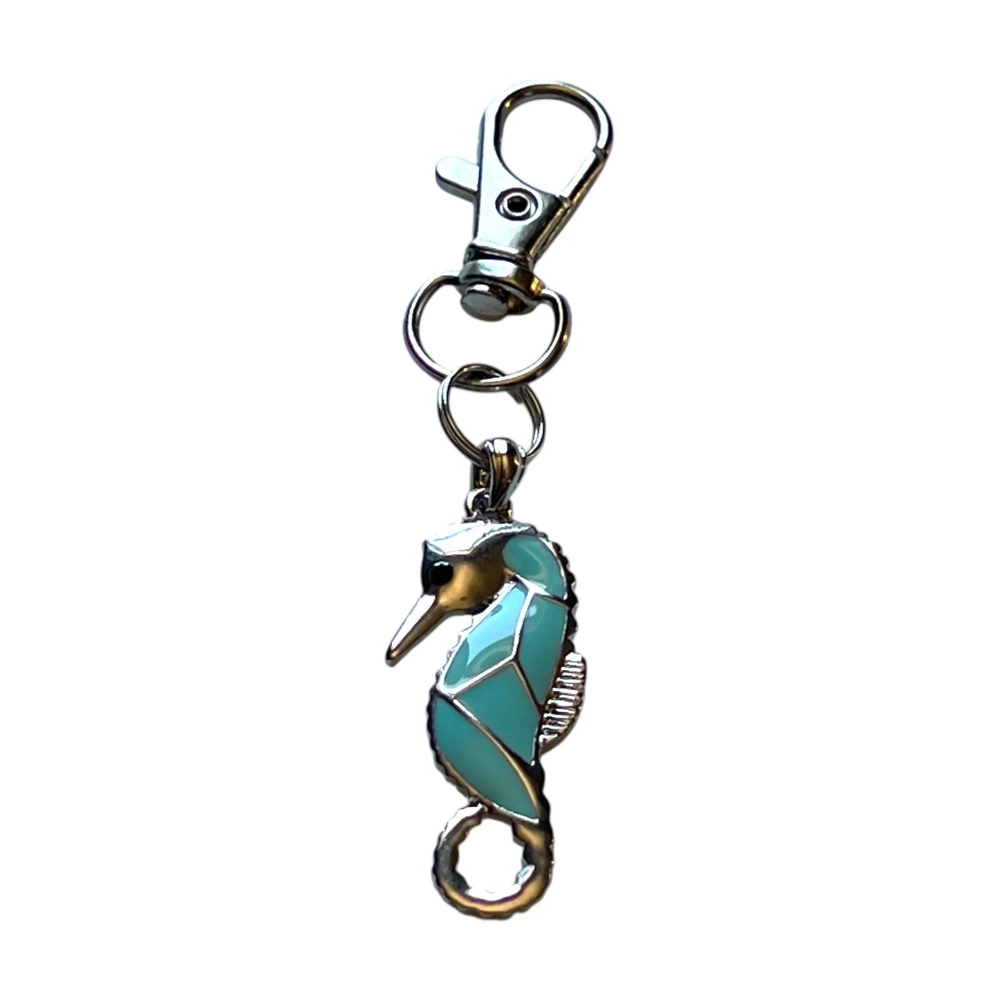 Seahorse Purse Charm – Ocean-Inspired Coastal Keychain for Women Be Grace Be Love Boutique