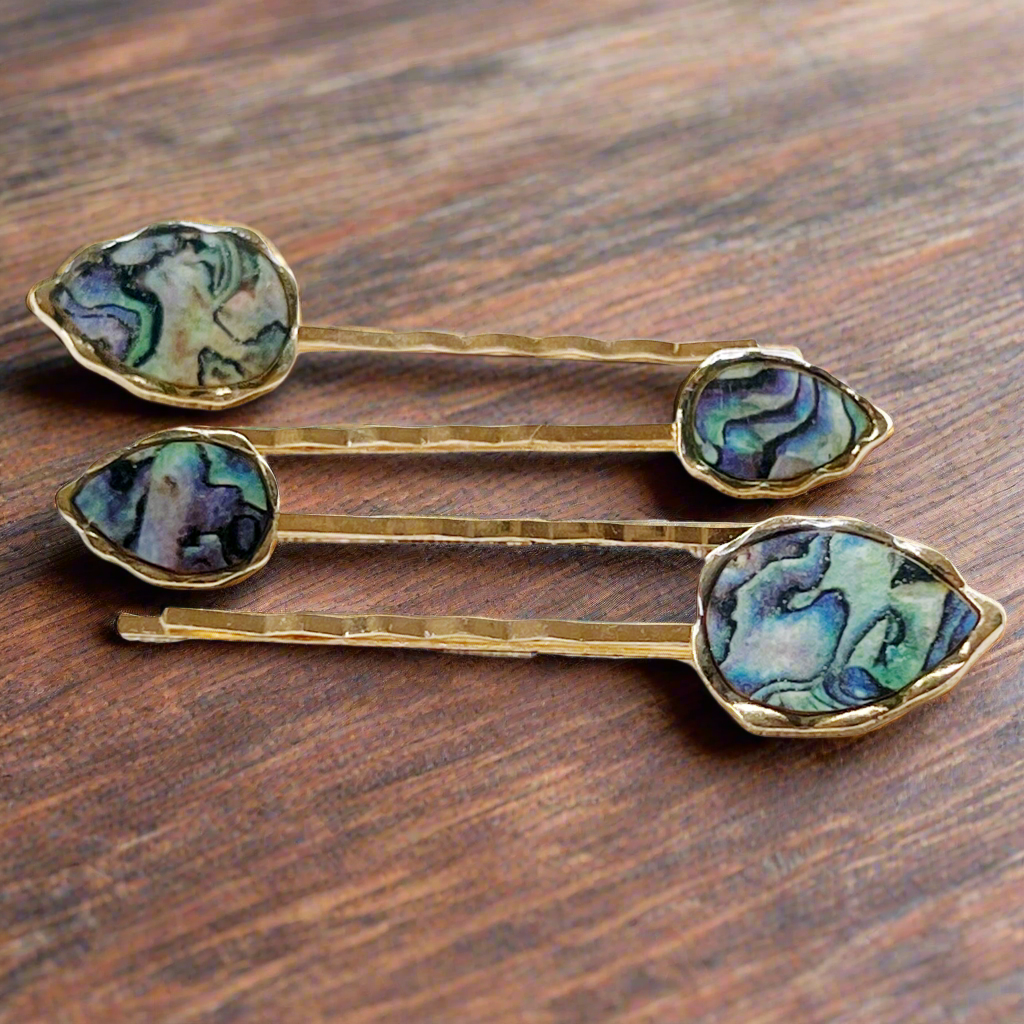 Abalone Shell Hair Pins – Beach-Inspired Hair Accessories