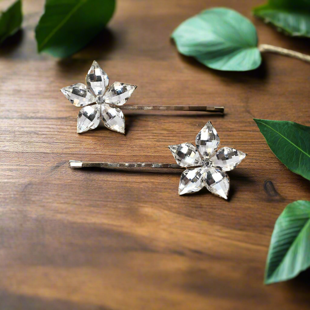 Rhinestone Hair Pins, Flower Hair Pins, Hair Pin Womens, Decorative Bobby Pins, Wedding Hair Pins