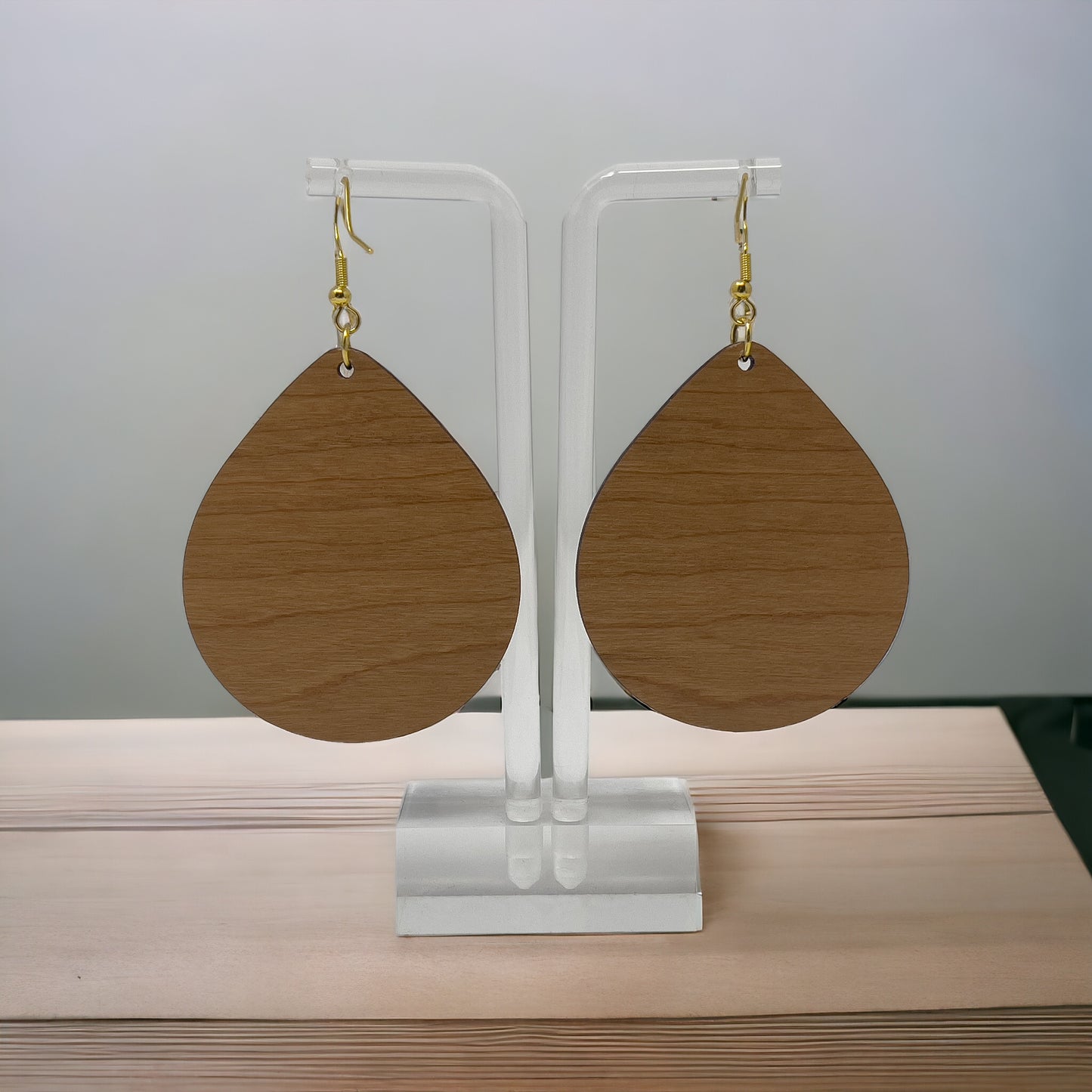 Bookworm Wood Earrings – Cute Boho Jewelry for Book Lovers