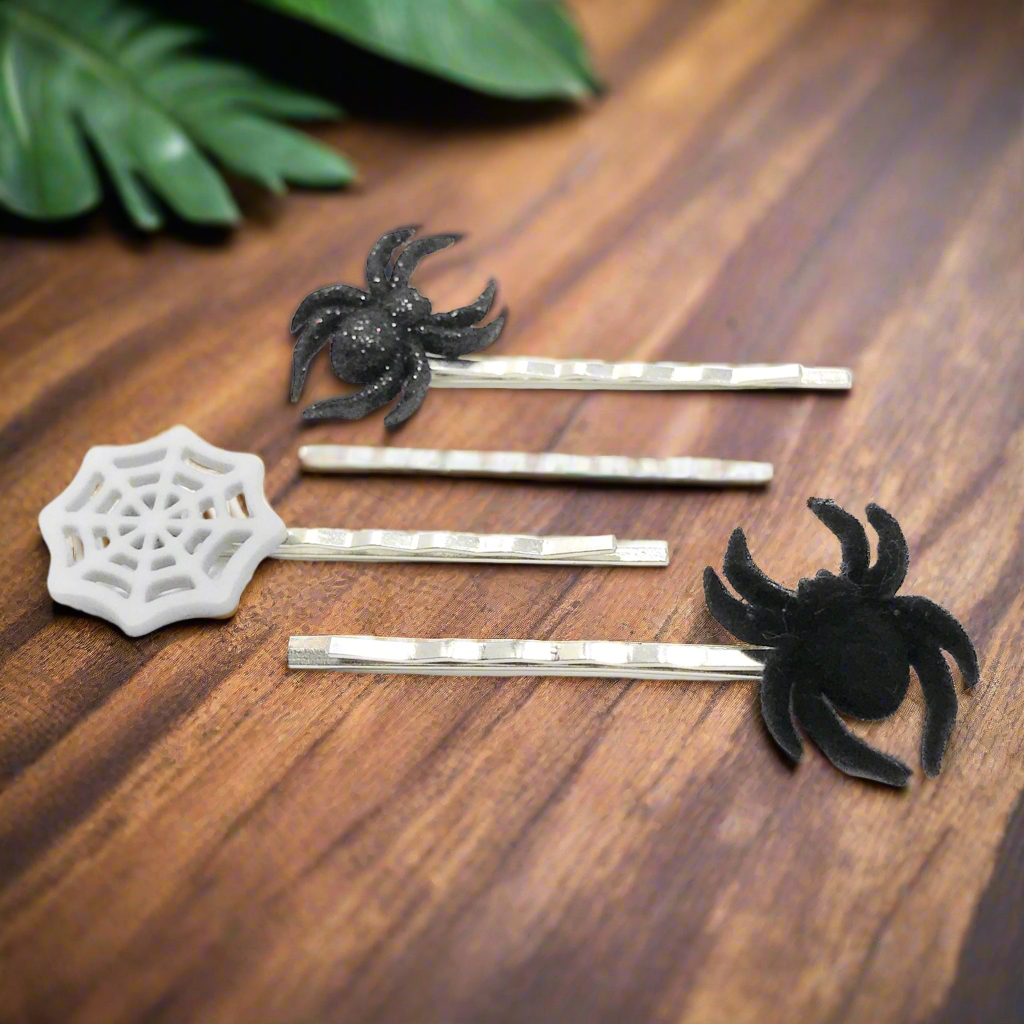 Halloween Spider Hair Pin Set