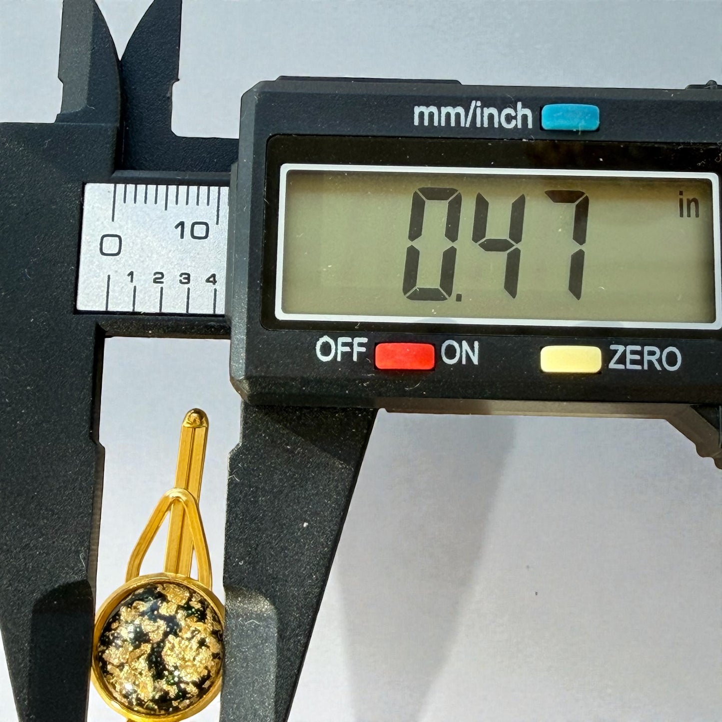 Black & Gold Foil Hair Pins – Handmade Glam Bobby Pin Set for Women