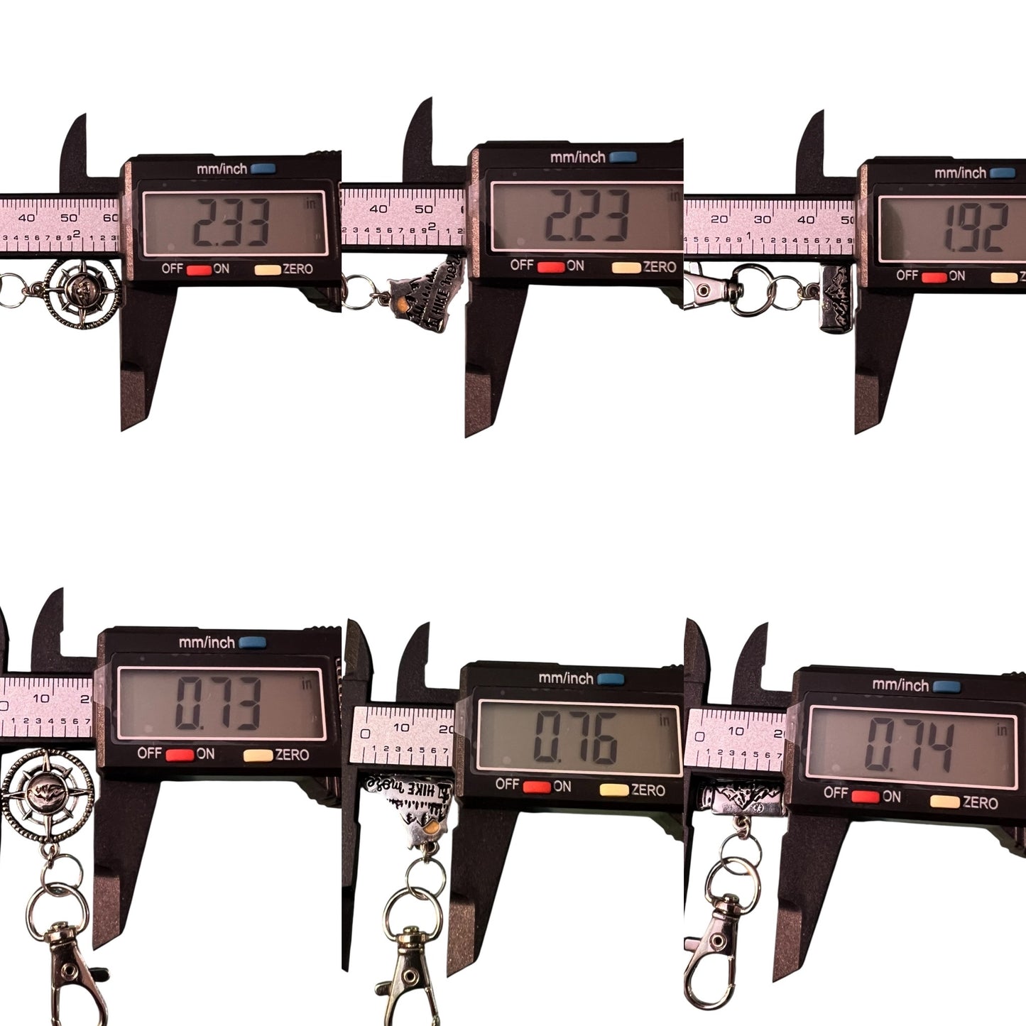 Hike More Mountains Keychain Charm: Adventure-Inspired Purse Accessories