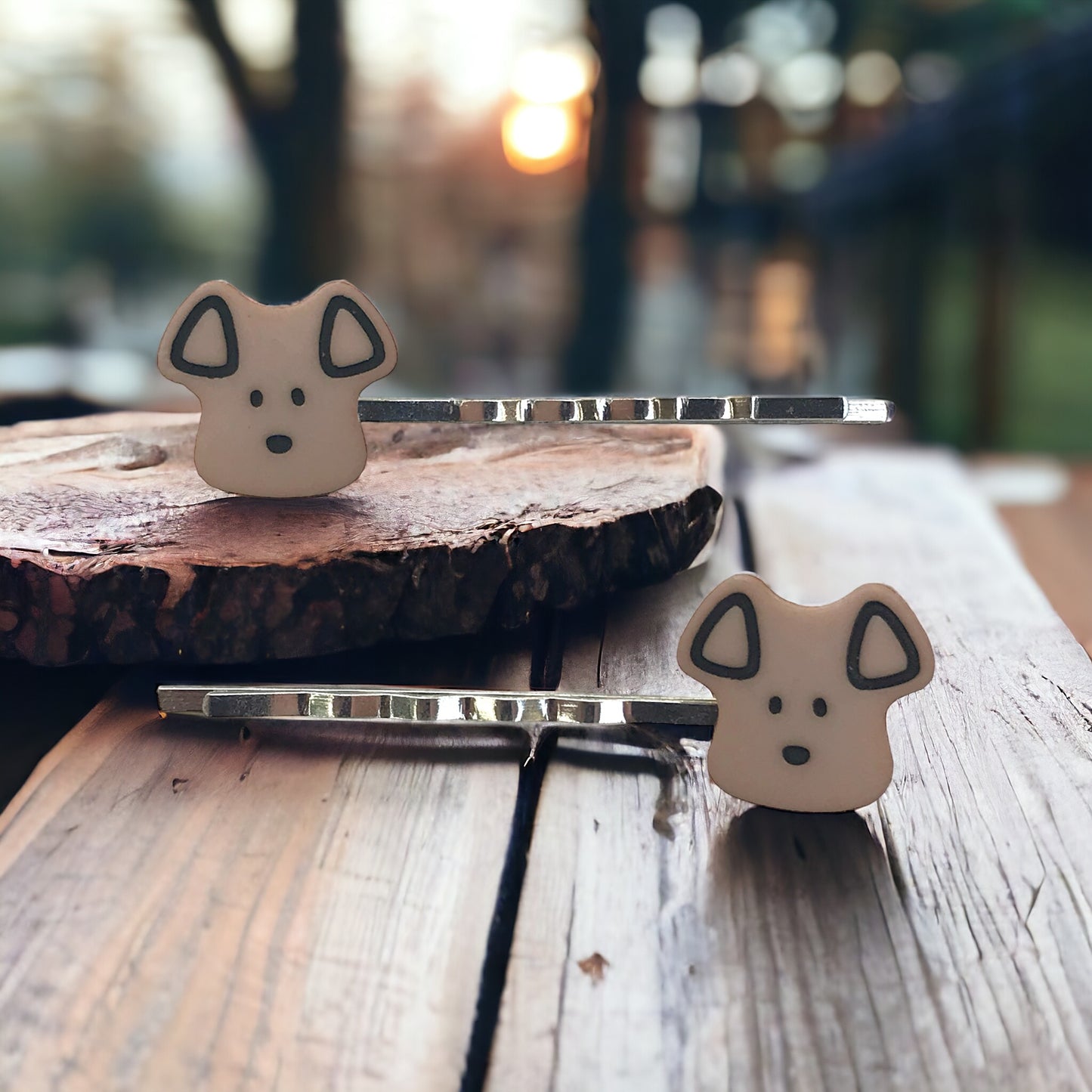 Tan Dog Hair Pins: Charming Accessories for Dog Lovers