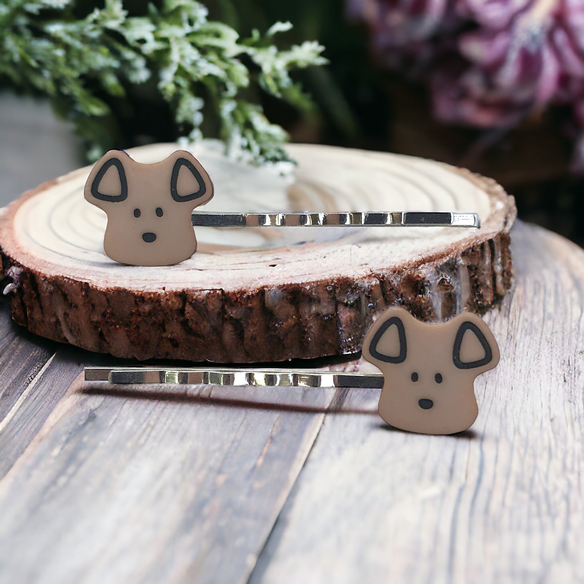 Tan Dog Hair Pins: Charming Accessories for Dog Lovers