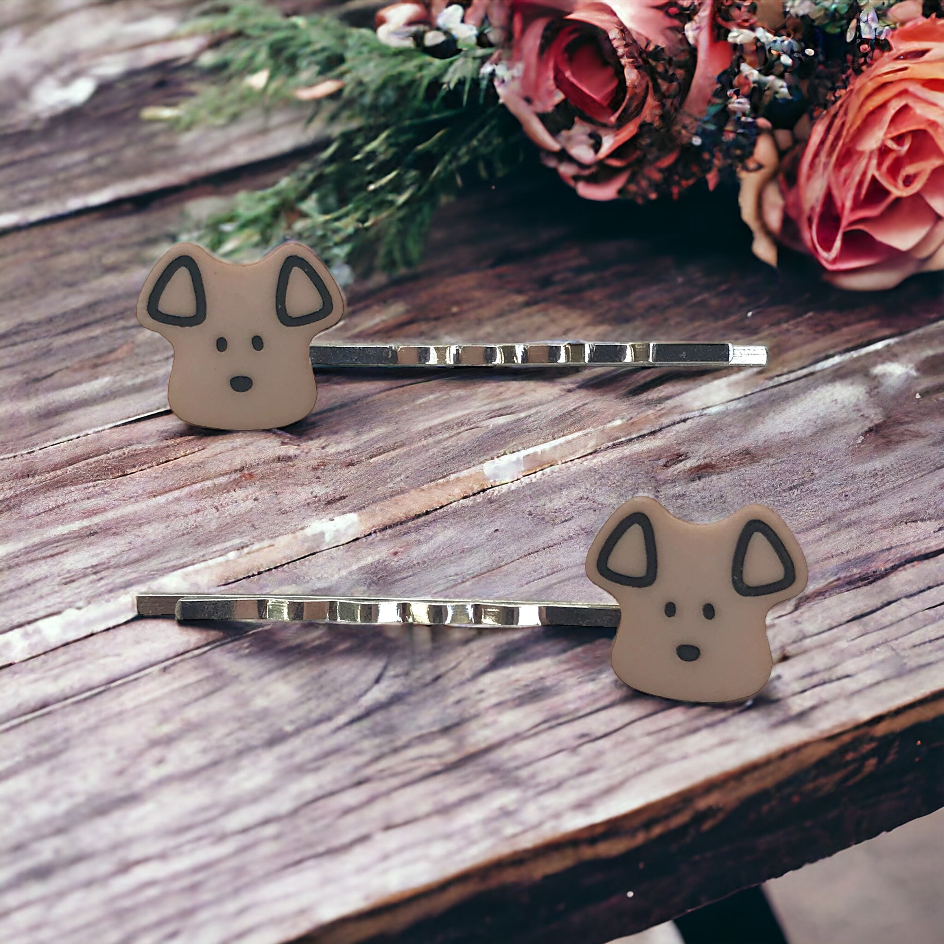 Tan Dog Hair Pins: Charming Accessories for Dog Lovers