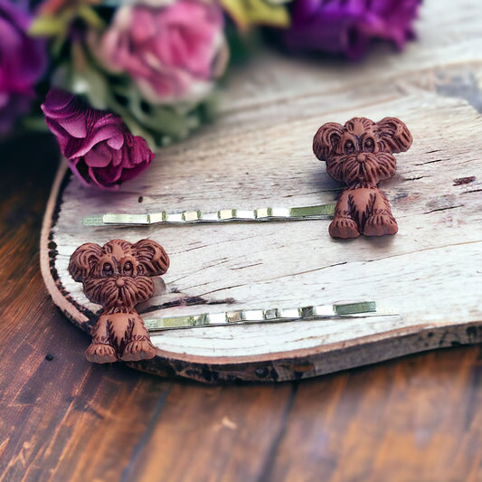 Brown Dog Hair Pins: Charming Accessories for Dog Lovers