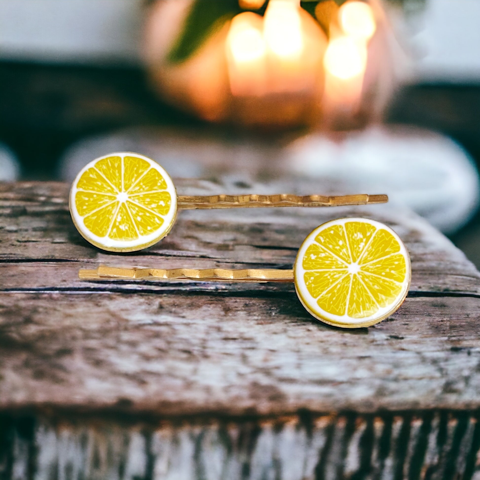 Enamel Lemon Bobby Pins: Sweet Accessories for Fun & Flirty Hairstyles