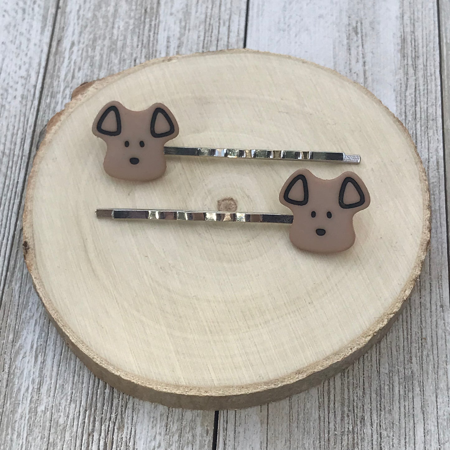 Tan Dog Hair Pins: Charming Accessories for Dog Lovers