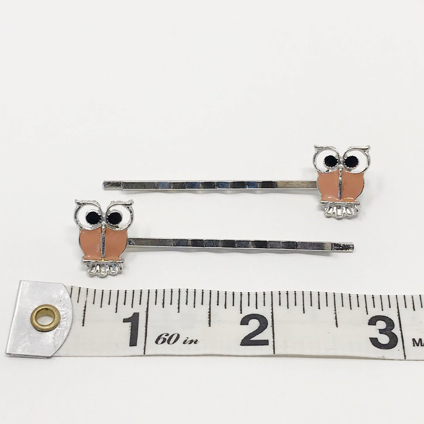 Boho Tan Owl Hair Pins: Stylish Accessories for Bohemian Chic Hairstyles