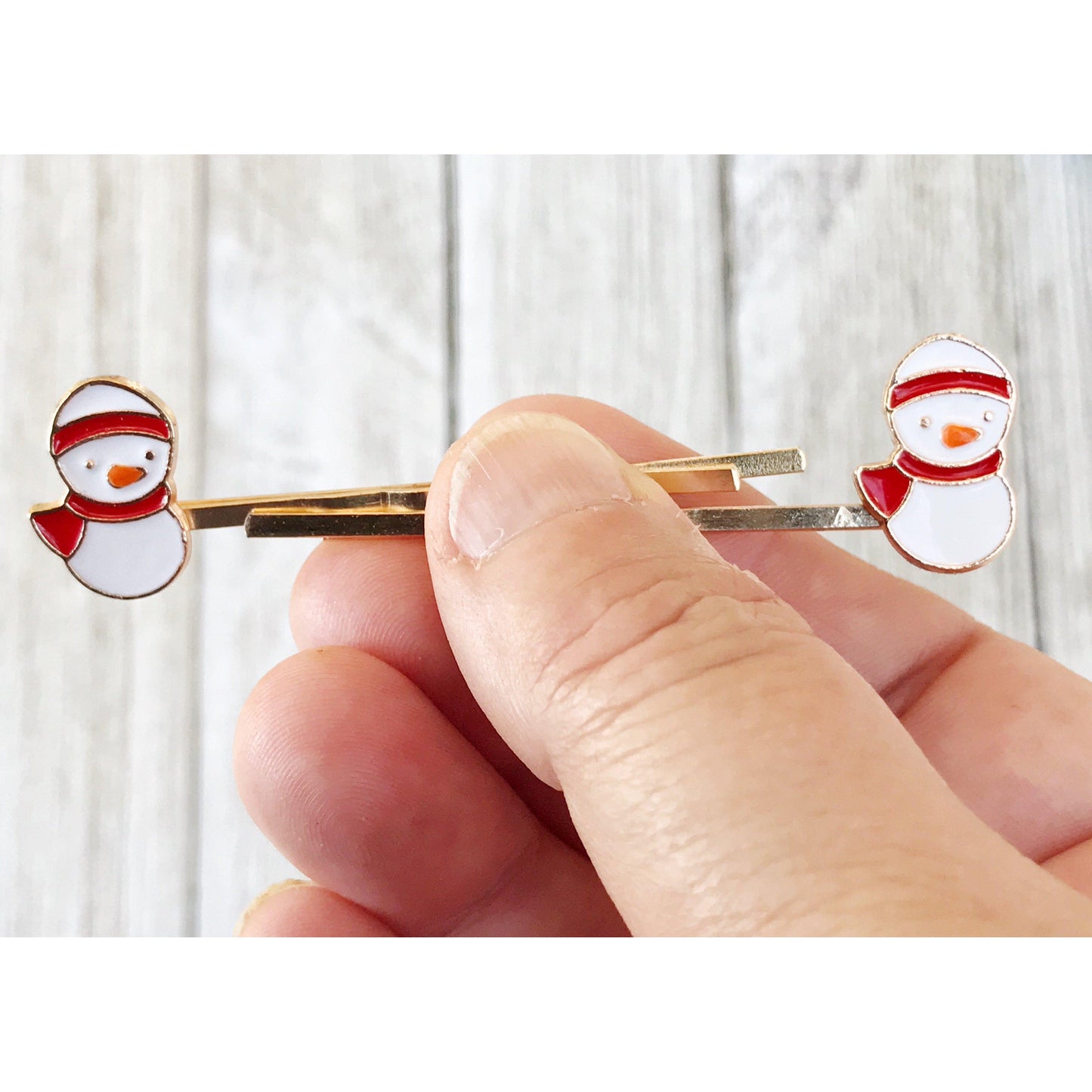 Penguin Hair Pins, Christmas Hair Pins, Penguin Bobby Pins, Decorative Hair Clips, Womans Barrettes, Womens Hair Clips, Holiday Bobby Pins