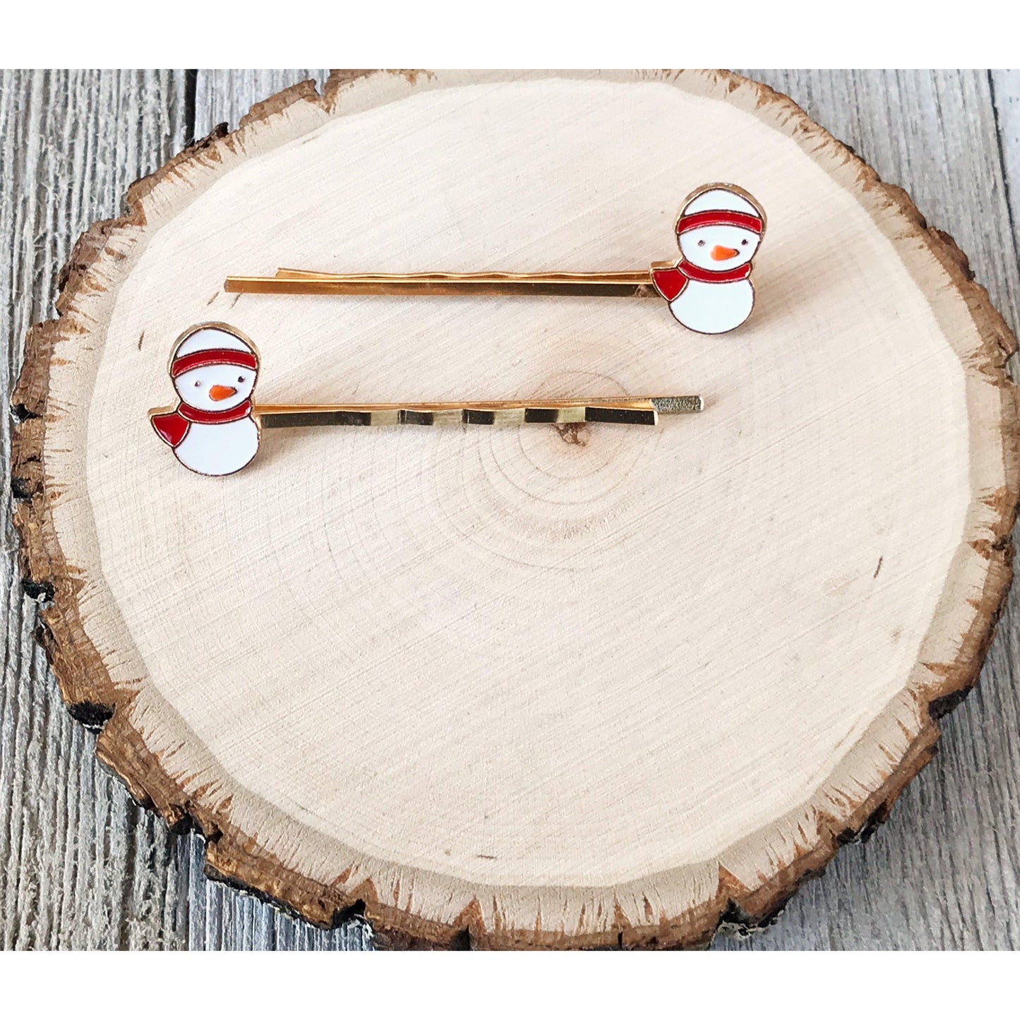 Penguin Hair Pins, Christmas Hair Pins, Penguin Bobby Pins, Decorative Hair Clips, Womans Barrettes, Womens Hair Clips, Holiday Bobby Pins