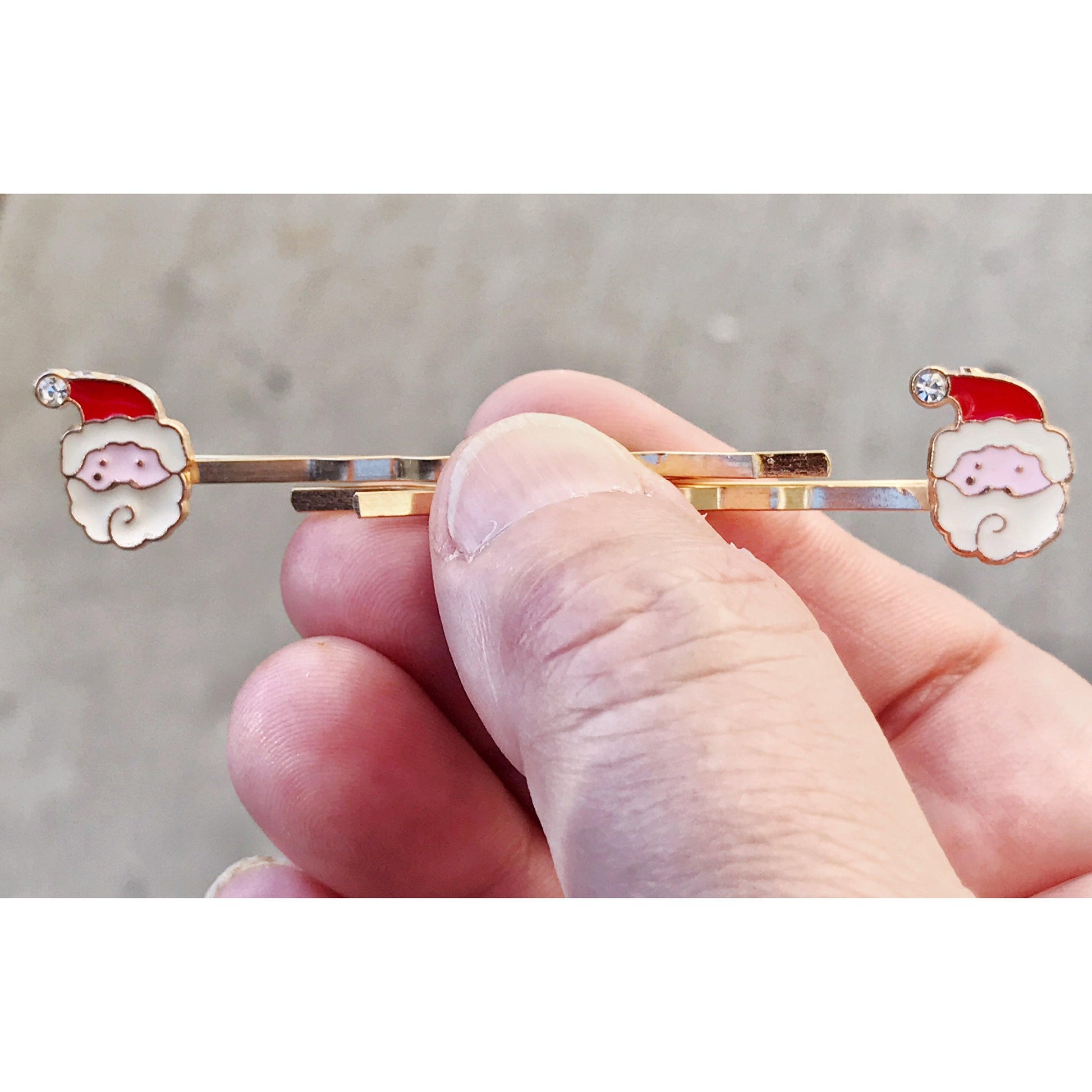 Santa Claus Christmas Hair Pins