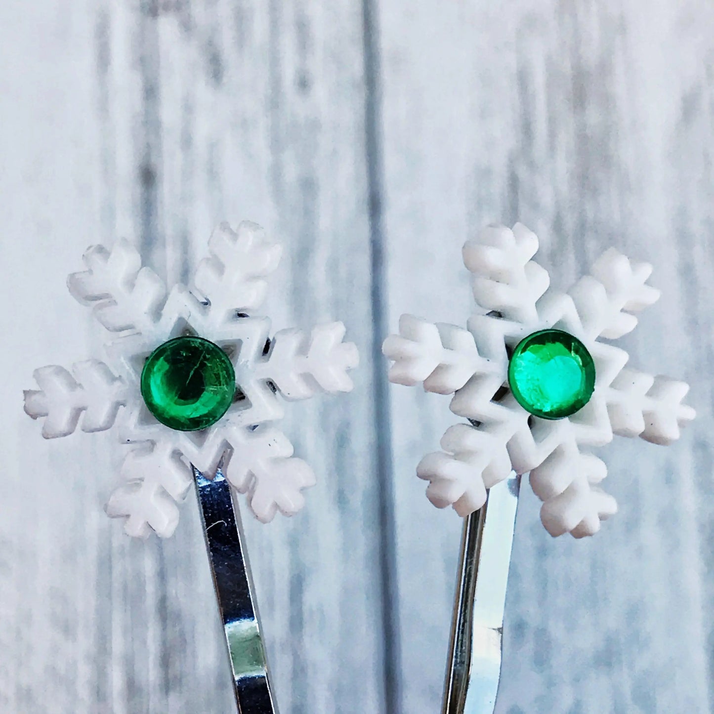 Snowflake Hair Pin, Christmas Hair Clip, Winter Barrette, Snowflake Hair Accessories, Snowflake Bobby Pin, Christmas Hair Pin, Womens Clips