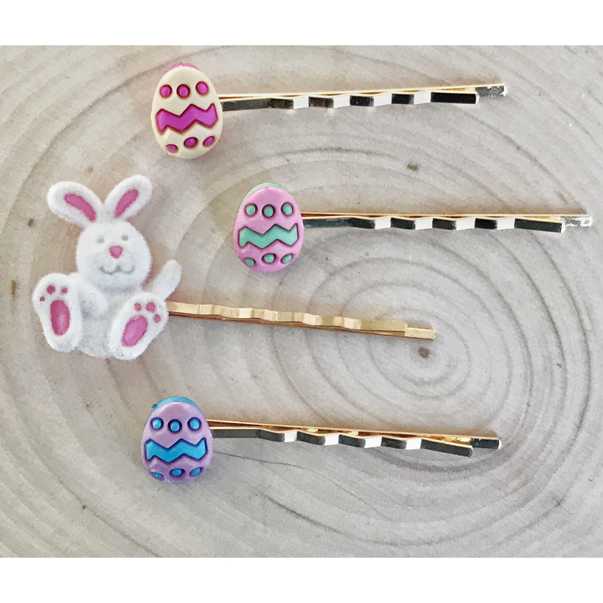 Easter Bunny & Egg Hair Pins Bunny Bobby Pins & Decorative Women's Hair Clips for Easter Festivities