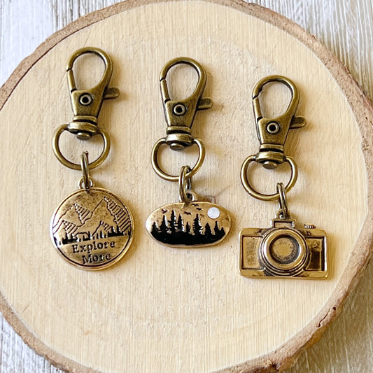 Explore More Zipper Pull Keychain Purse Charms - Adventure-inspired Accessories