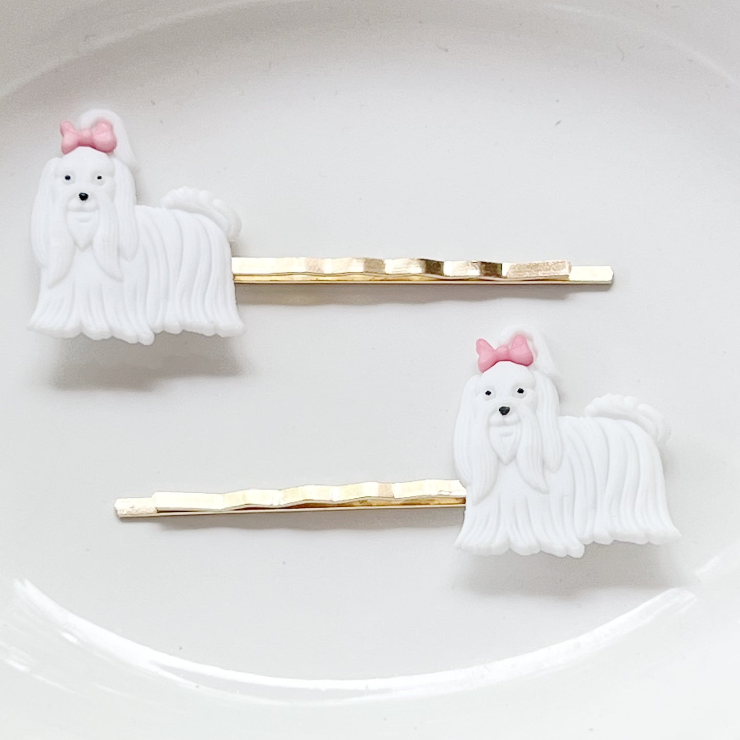 White Dog Hair Pins: Charming Accessories for Dog Lovers