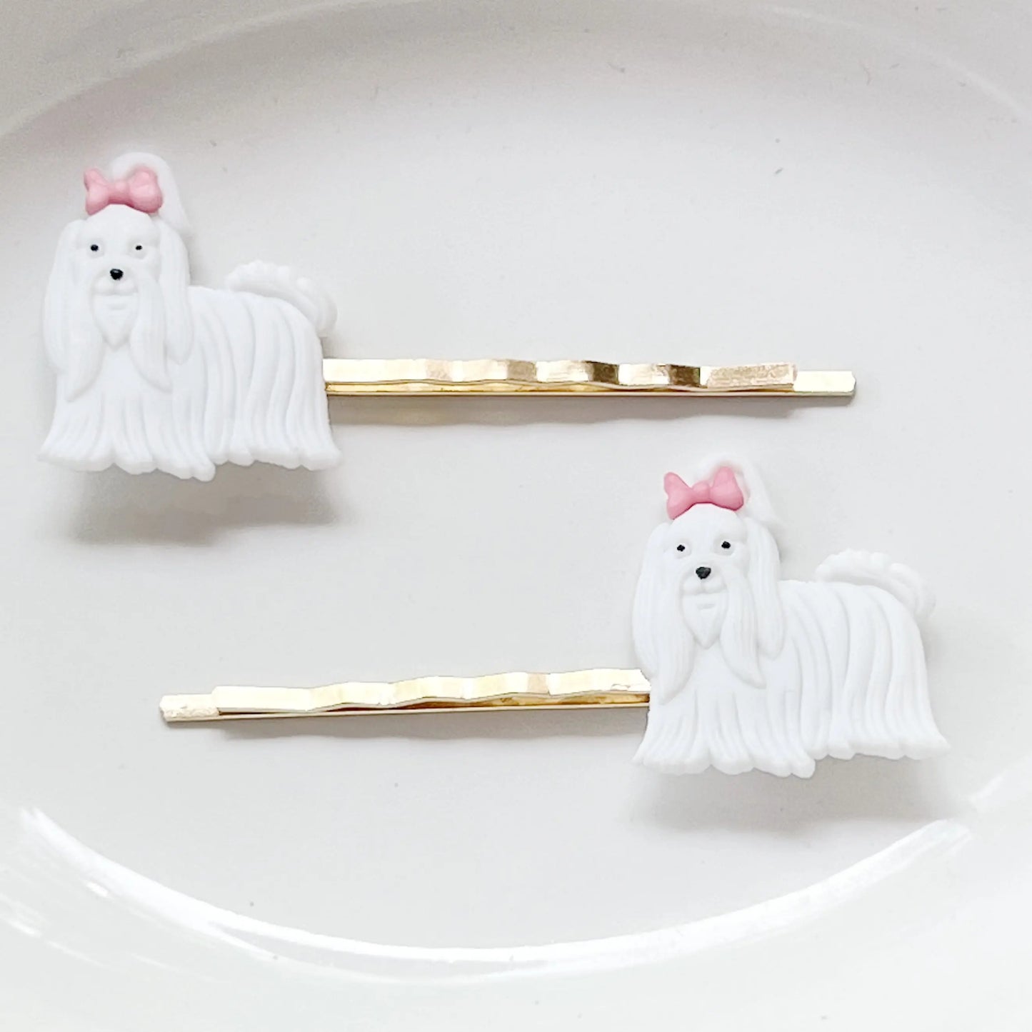 White Dog Hair Pins: Charming Accessories for Dog Lovers