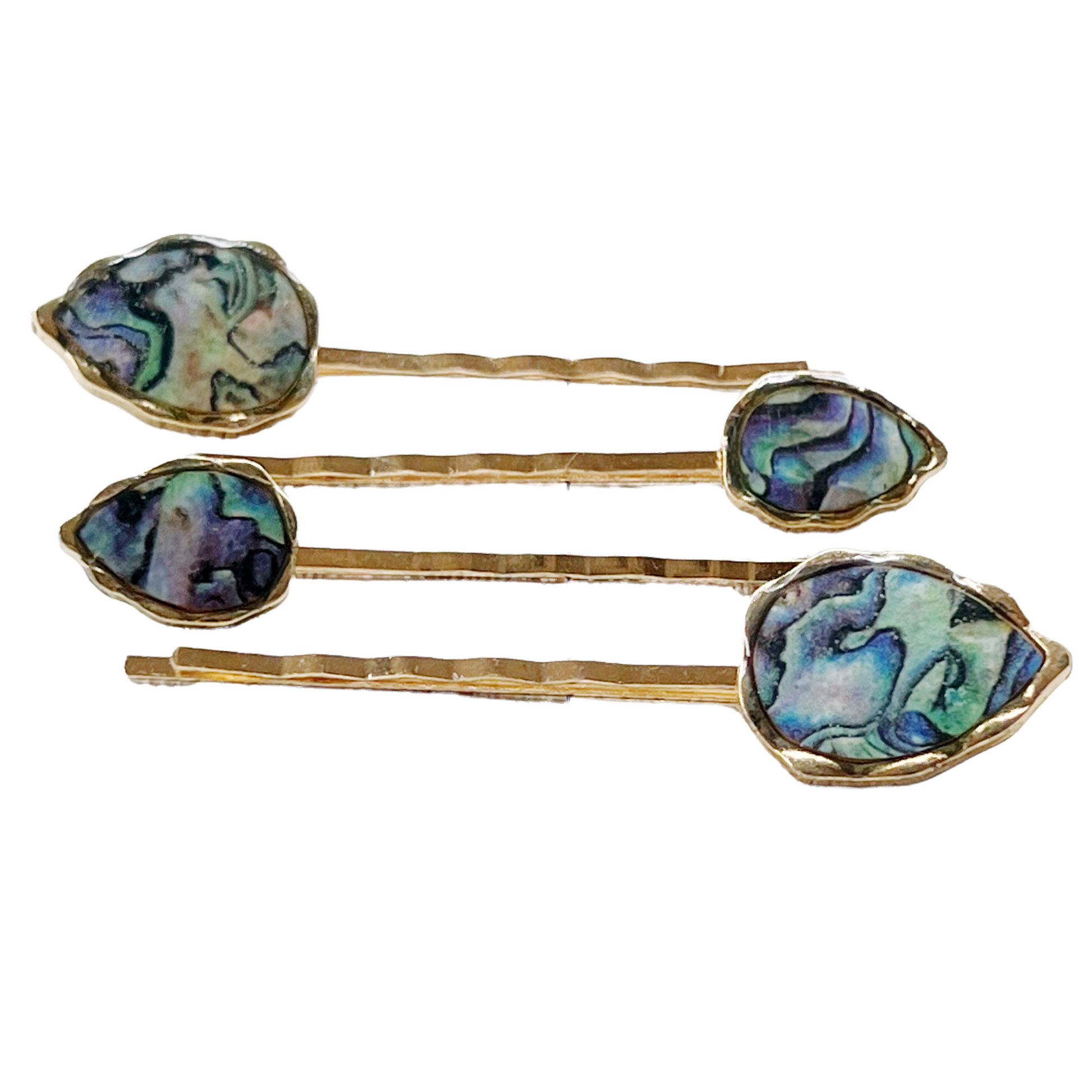 Women's Abalone Sea Shell Hair Pins