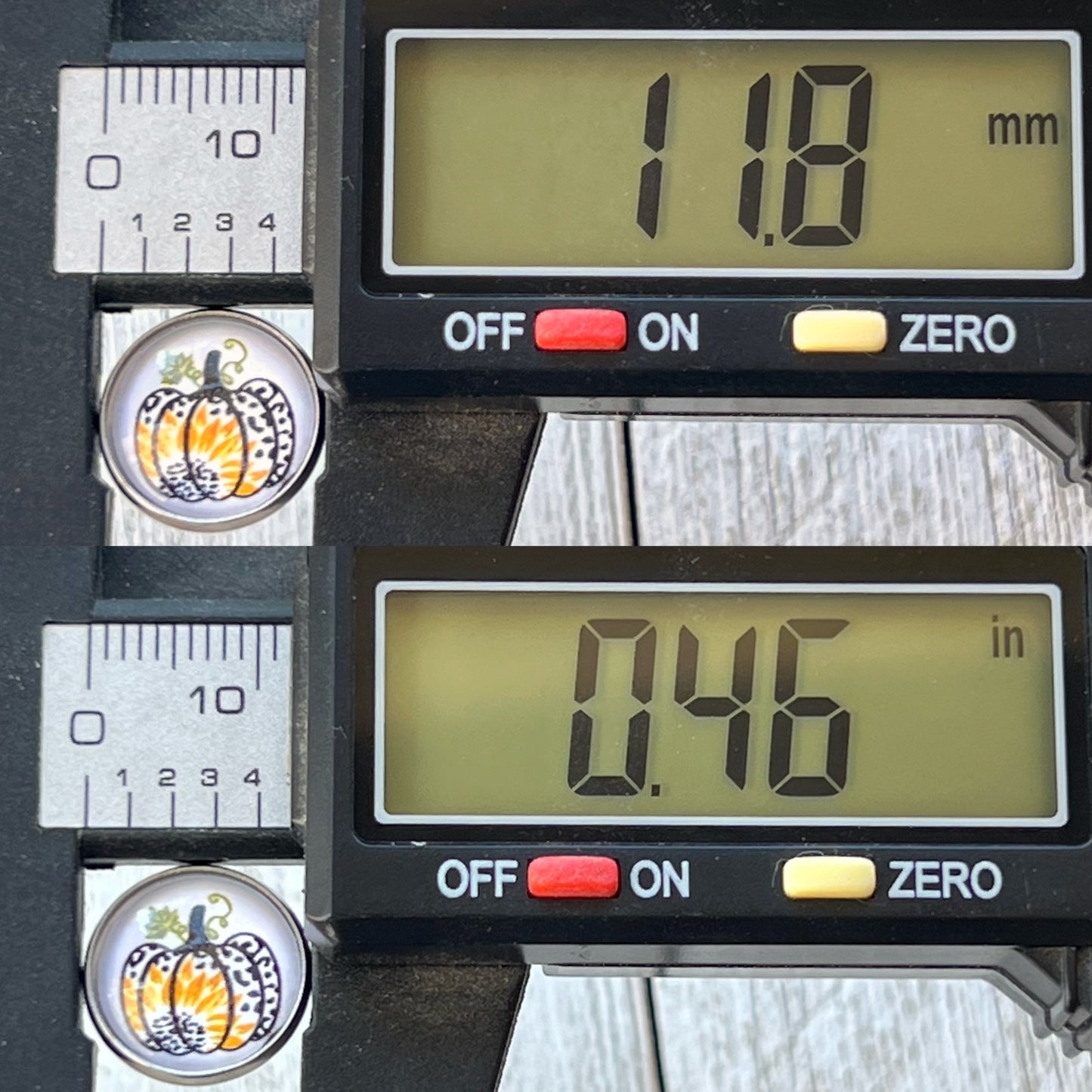 Leopard Pumpkin Sunflower Stud Earrings – Fall Animal Print Jewelry