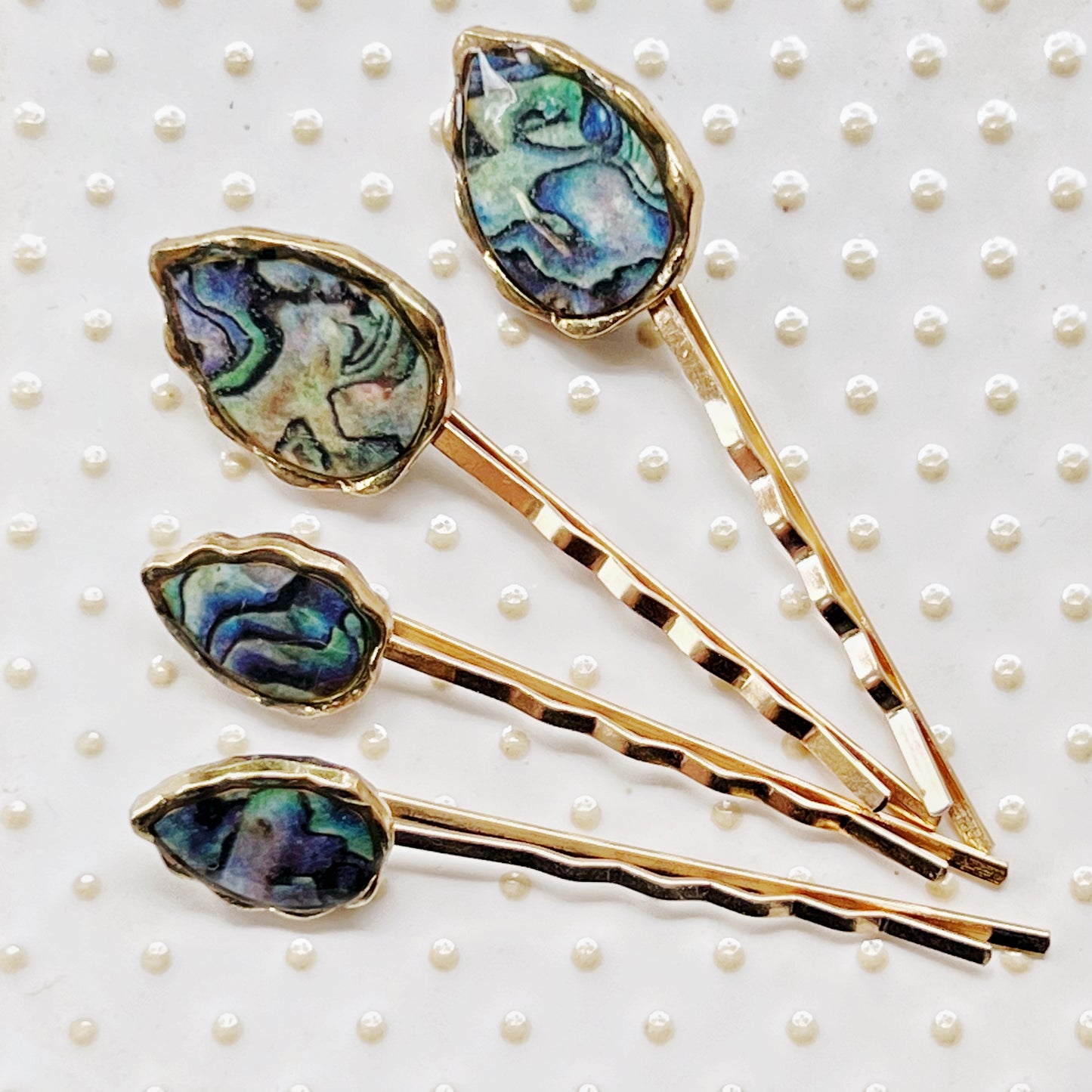 Women's Abalone Sea Shell Hair Pins