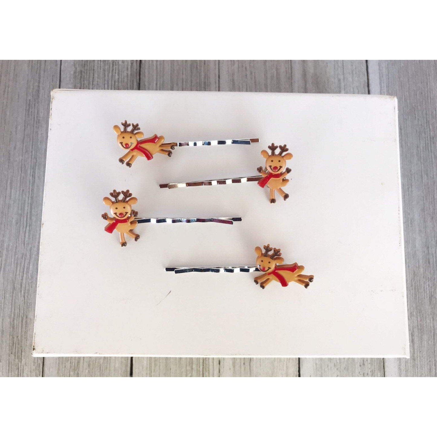 Reindeer Christmas Holiday Hair Pins