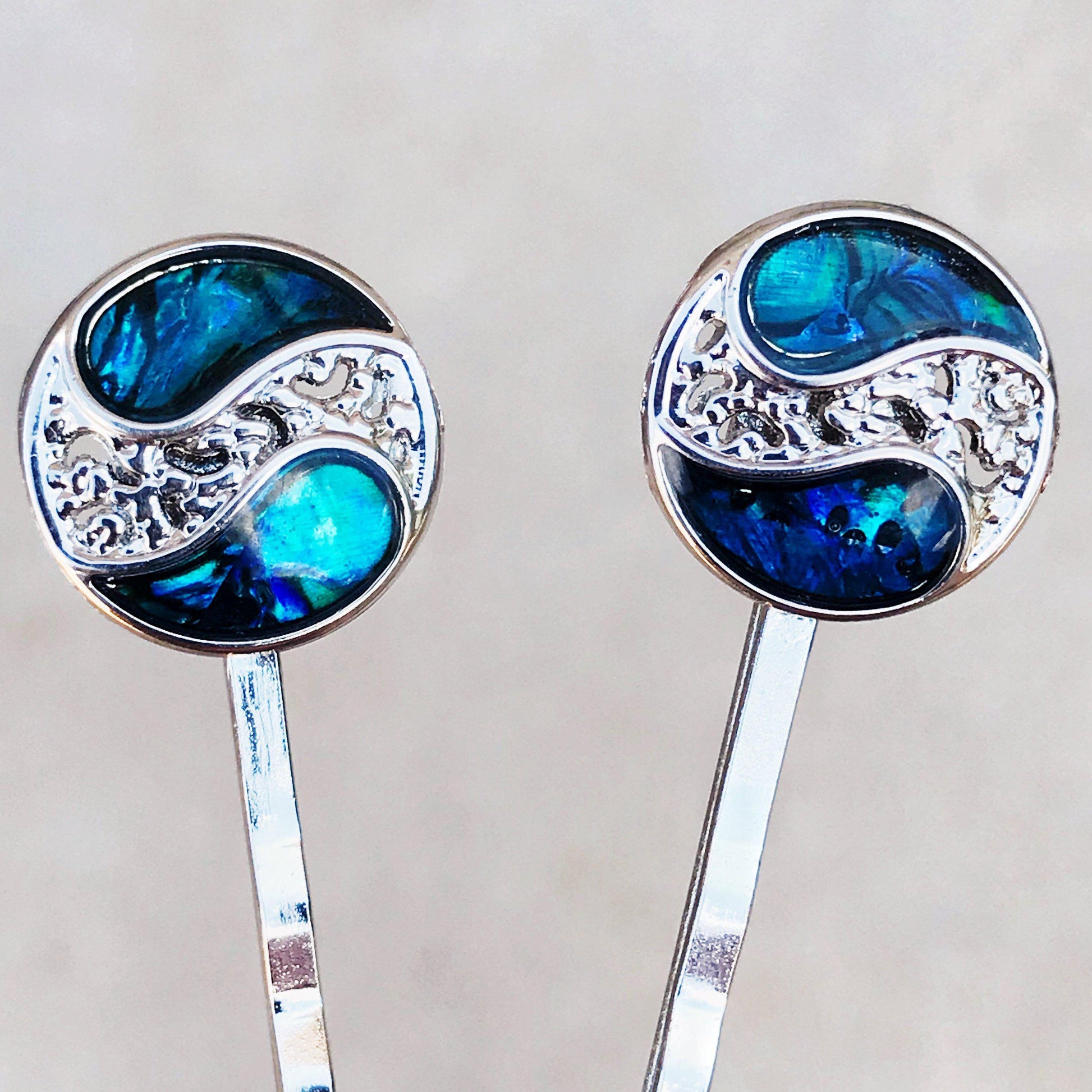 Yin Yang Wave Jewelry Hair Pins for Women - Stylish & Symbolic Accessories