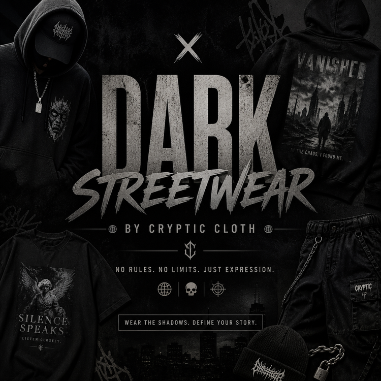 Dark Streetwear – Alternative & Gothic Streetwear by Cryptic Cloth