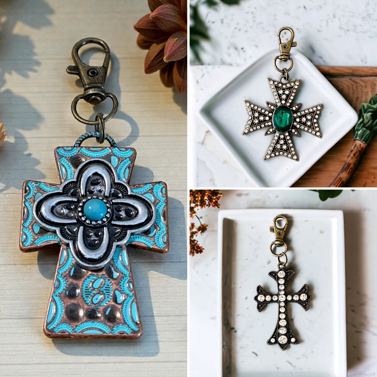 Cross Purse Charms