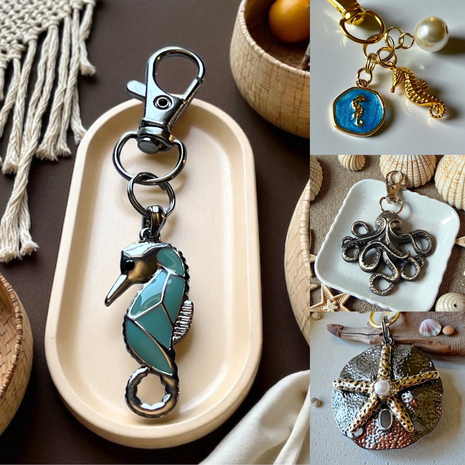 Coastal Purse Charms