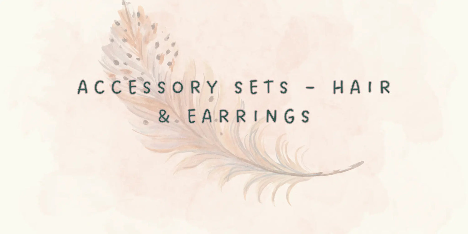 coordinated accessory sets with hair accessories and earrings gift bundles for women and teens