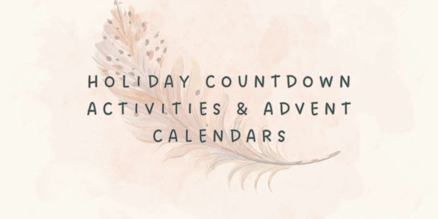 advent calendars and Christmas activity tokens for a reusable holiday countdown tradition