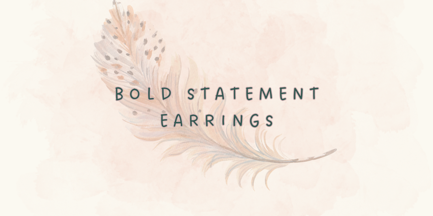 bold statement earrings with colorful handmade dangles and drops for women