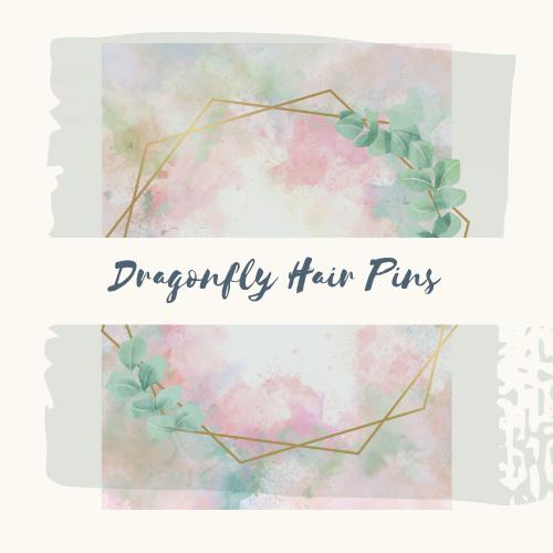 Dragonfly Hair Pins