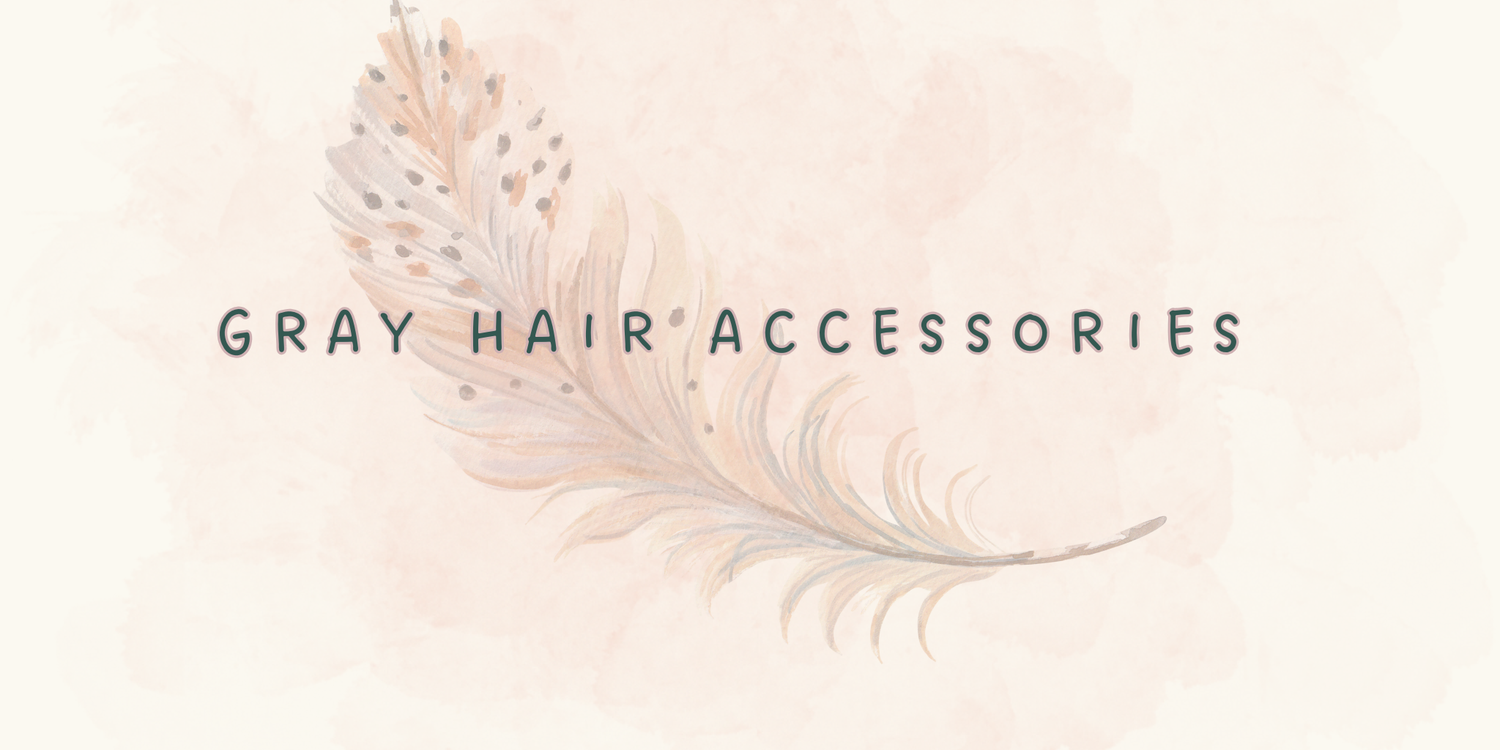 neutral gray hair accessories including gray hair pins clips and barrettes for women and teens