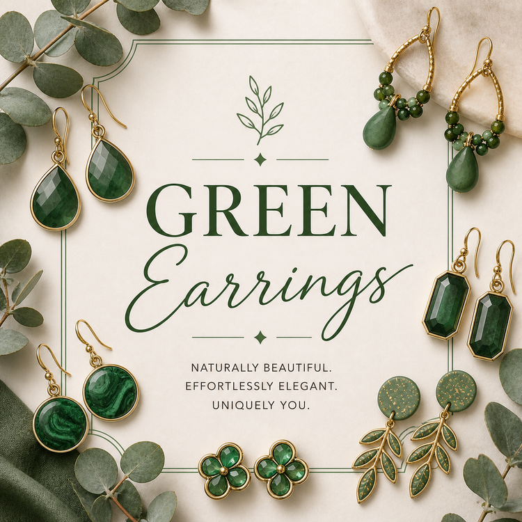 Green Earrings