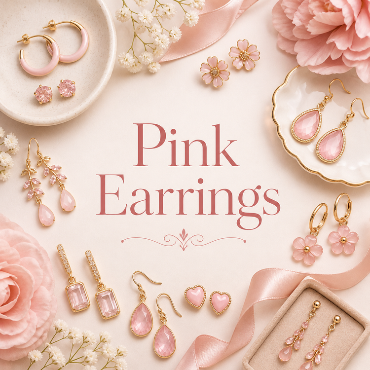 Pink Earrings