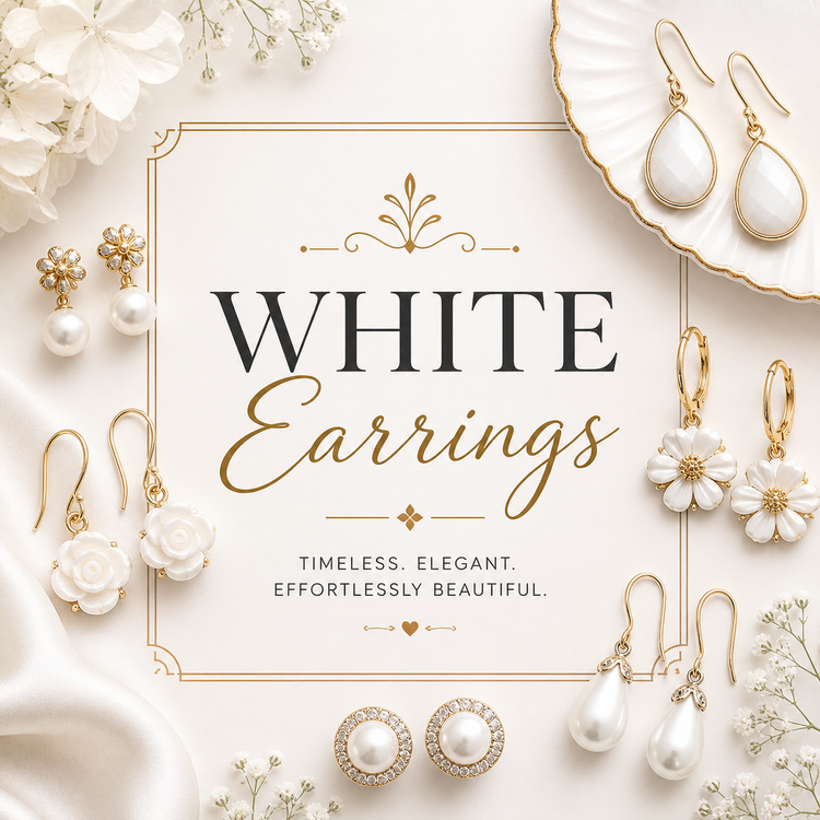 White Earrings