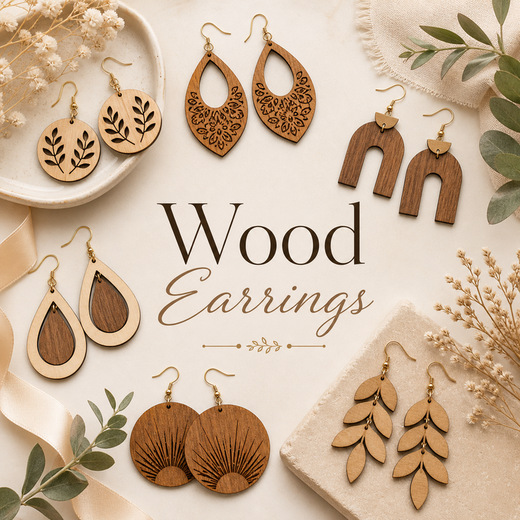 Wood Earrings