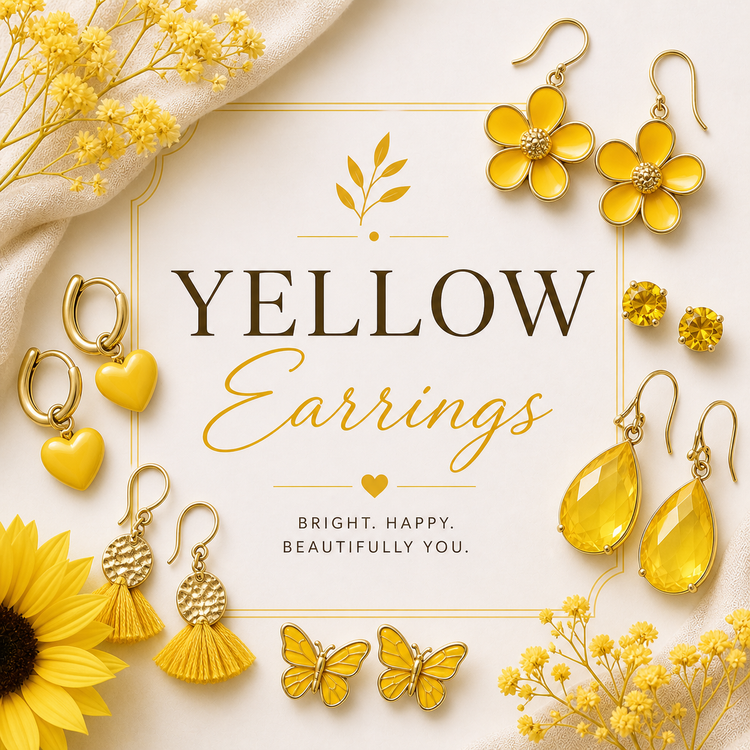Yellow Earrings