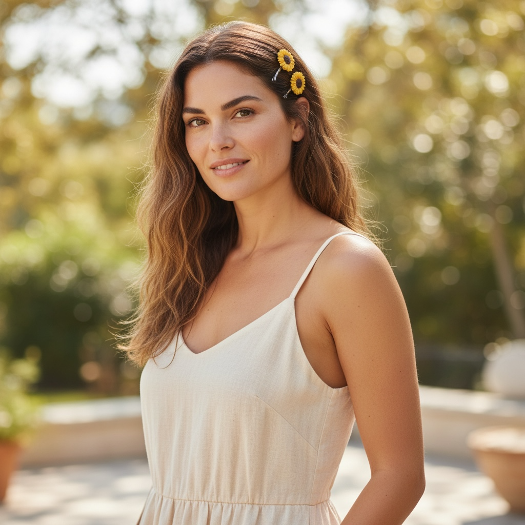 Sunflower Hair Pins: Bright & Cheerful Floral Accessories Be Grace Be Love Boutique