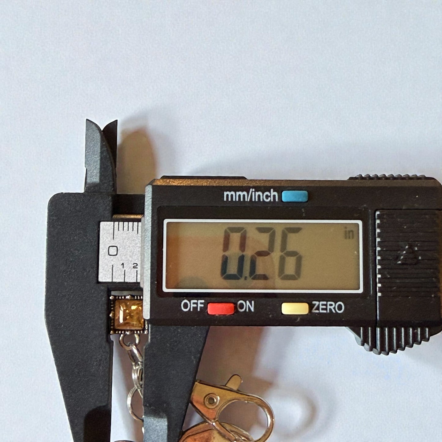 Just Breathe Lotus Purse Charm – Silver Bag Clip Keychain