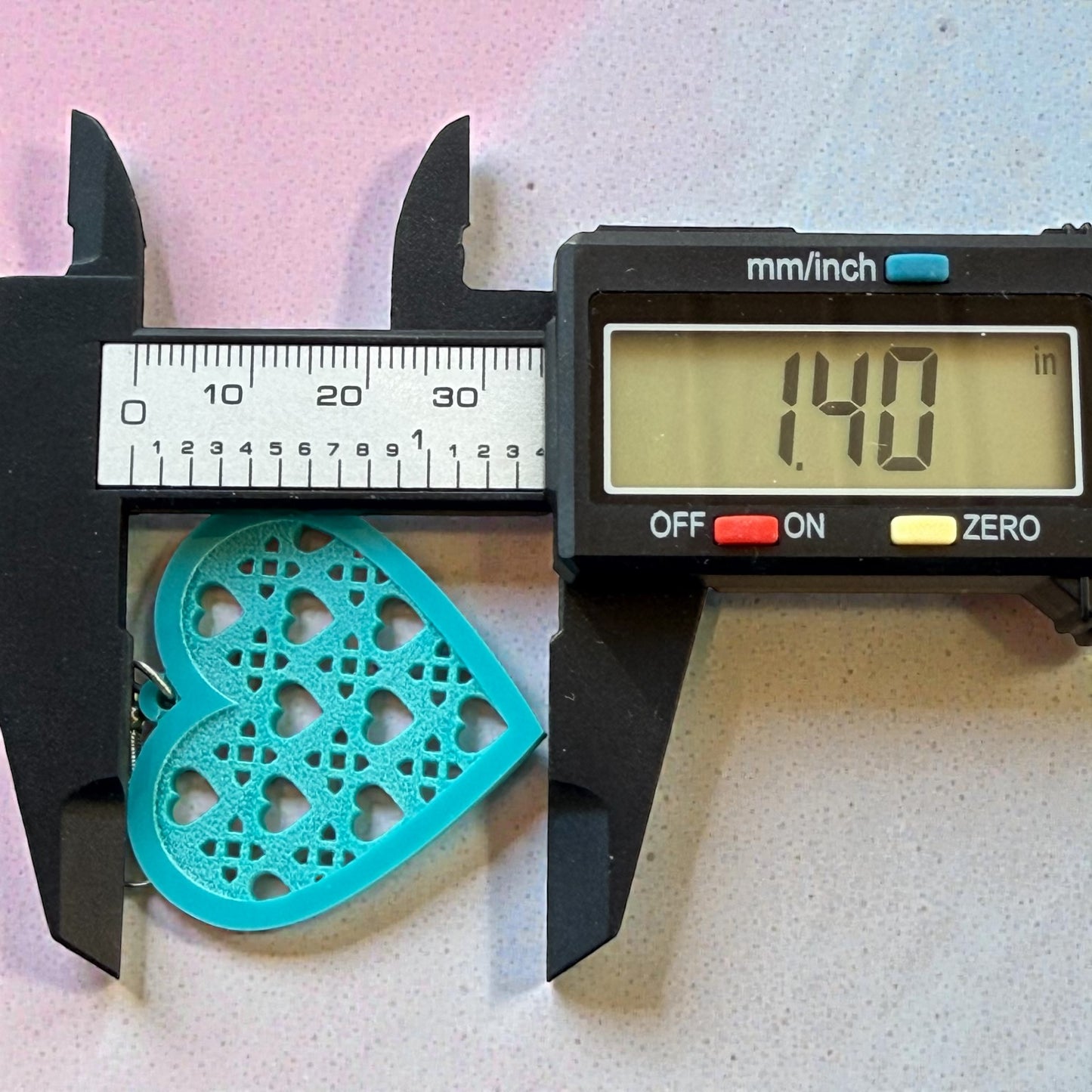 Turquoise Cutout Heart Earrings – Lightweight Boho Dangle Jewelry