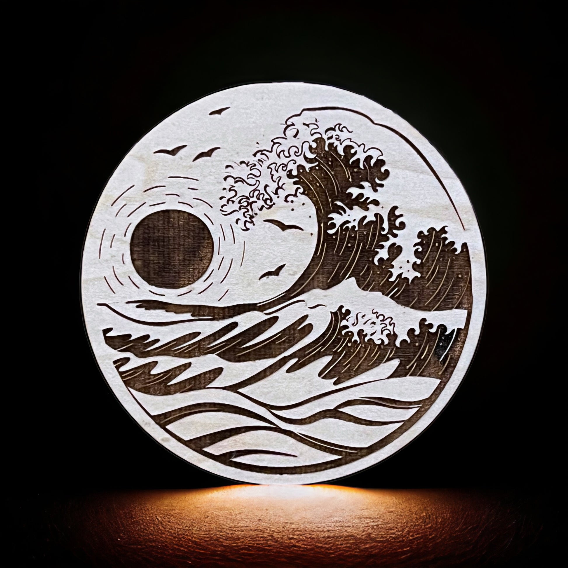 Ocean Wave Magnet – Japanese-Inspired Coastal Decor for Beach Lovers